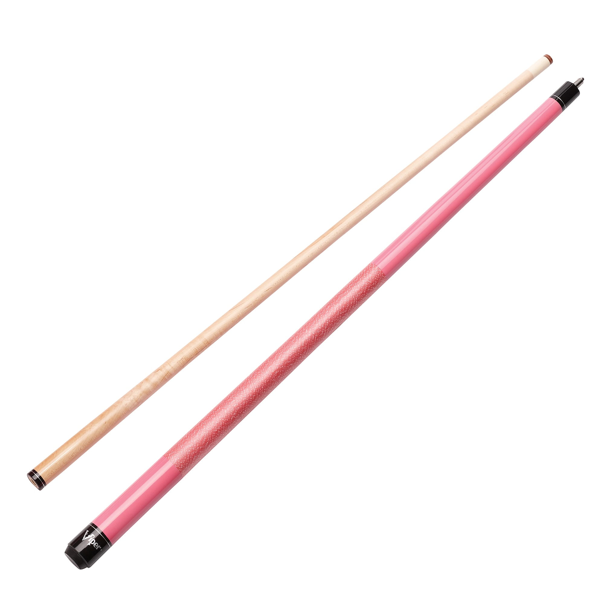Pink Maple Wood 58" Billiard Cue with Leather Tip