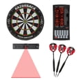 thumbnail image 1 of Viper Razorback Sisal/Bristle Dartboard with 22 Gram Steel Tip Darts, Throw Line Light & Pro Score Digital Scoreboard, 1 of 5