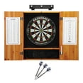 thumbnail image 1 of Viper Razorback Sisal Dartboard, Metropolitan Oak Cabinet, Underground The Raven Steel Tip Darts & Shadow Buster Dartboard Lights, 1 of 6