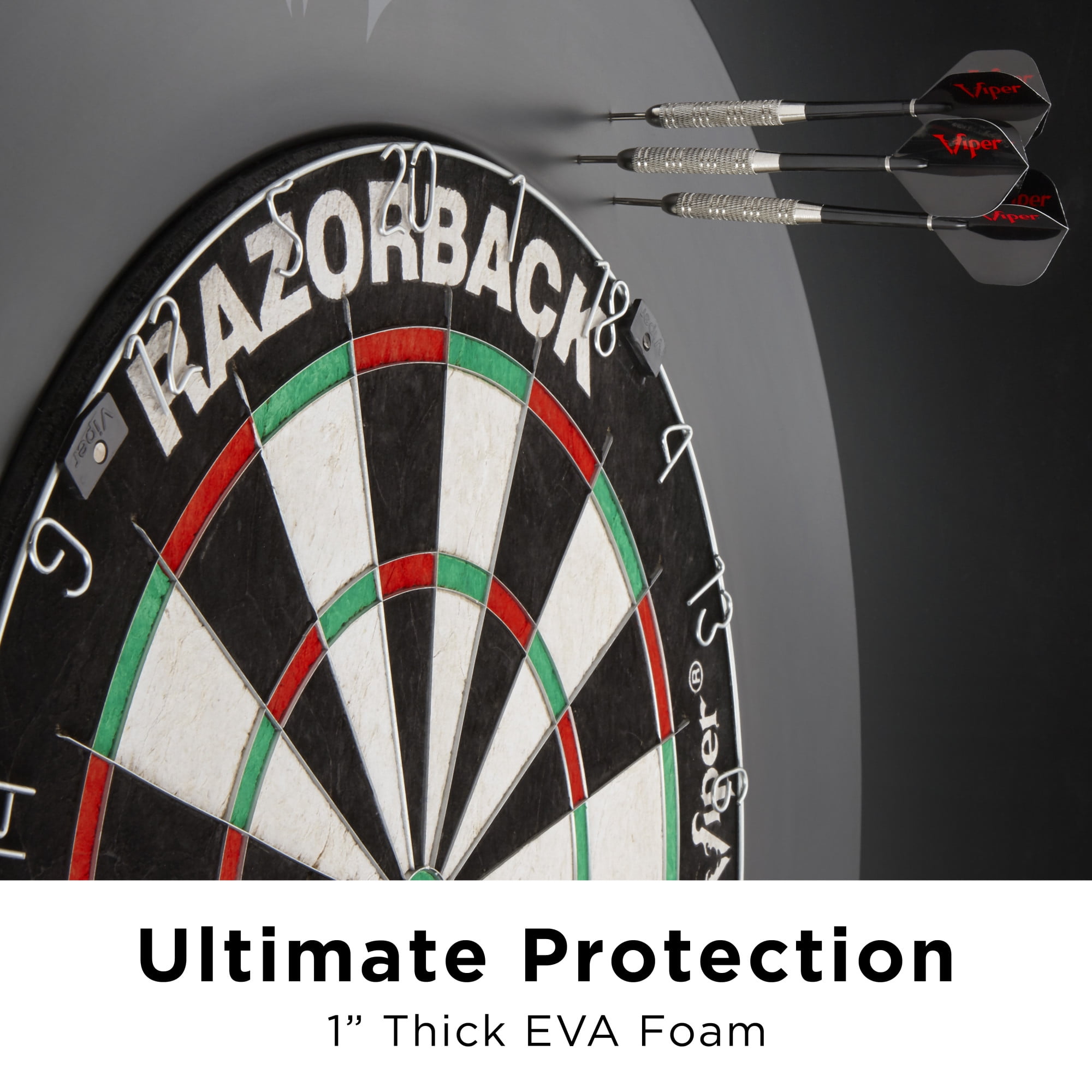 Viper Razorback Sisal Dartboard, Two Sets Starter Darts, Viper Guardian