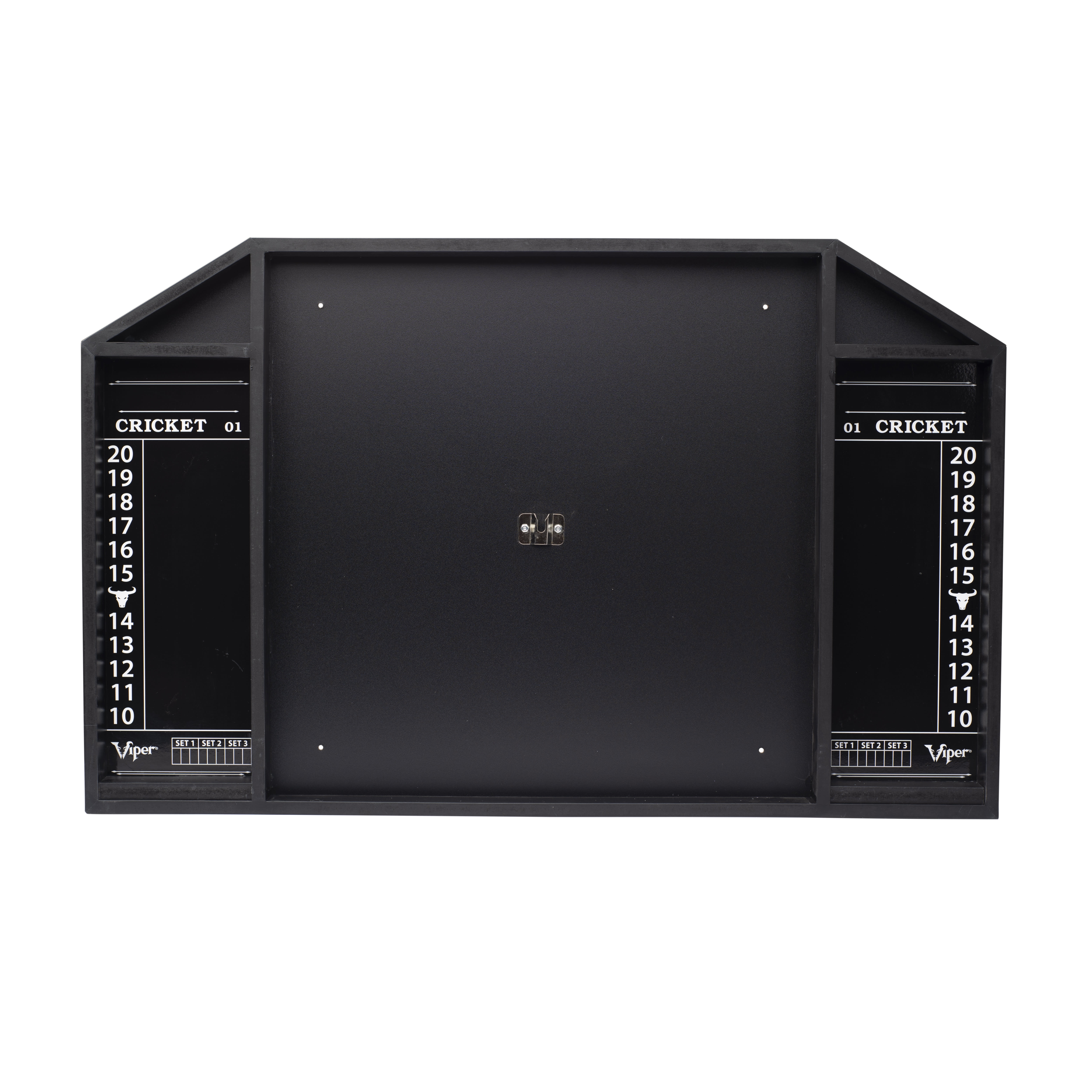 Viper Black Dartboard Backboard with Cricket Scoreboards