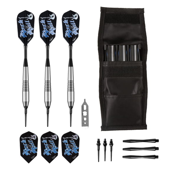 Viper Rock & Roll Underground Soft Tip Darts & Casemaster Single Black Dart Case