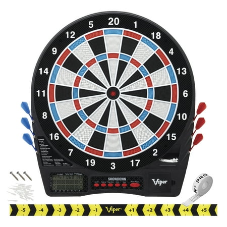 Viper - Showdown 15.5" Electronic Dartboard - Red