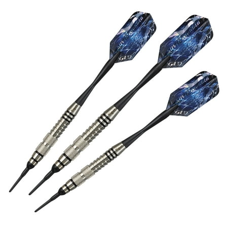 Viper Silver Thunder Soft Tip Dart Set, 2 Knurled Rings, 18 Grams