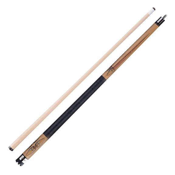 Viper Sinister Series 58" Billiard/Pool Cue, 2 Piece, Brown Stain, 19 Ounce
