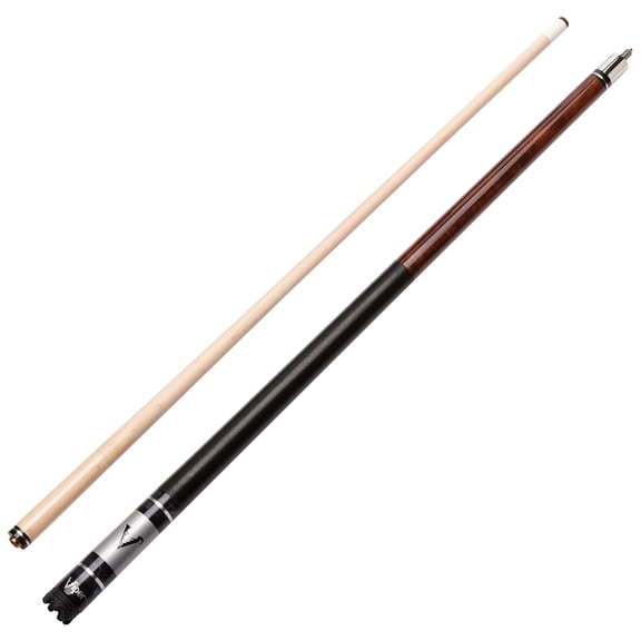 Viper Sinister Series 58" Billiard/Pool Cue, 2 Piece, Brown and Black, 20 Ounce