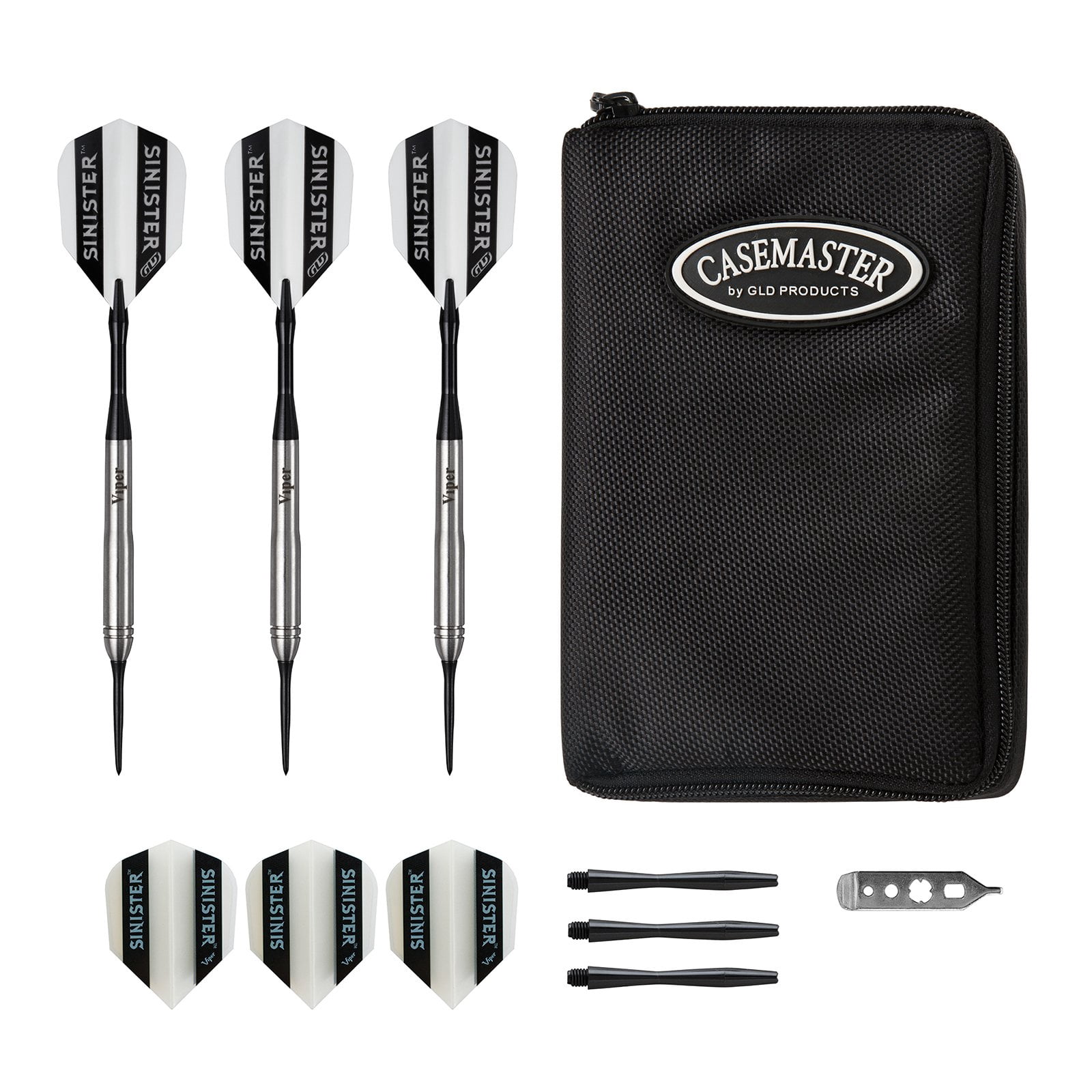 Viper Sinister Steel Tip Darts and Casemaster Select Dart Case