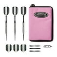 thumbnail image 1 of Viper Sinister Tungsten Steel Tip Darts 24 Grams and Casemaster Select Pink Nylon Dart Case, 1 of 3
