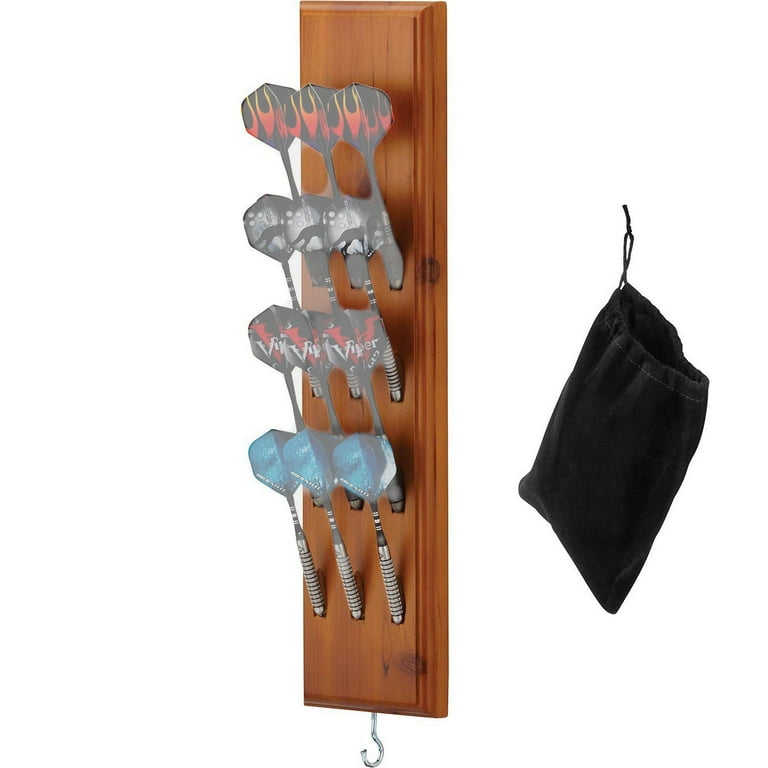 Viper Dart Caddy Solid Wood Wall Mounted Dart Holder: Ultimate Game Room Upgrade
