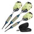 thumbnail image 1 of Viper Spinning Bee Soft Tip Dart Set, 16 Grams, Blue, 1 of 8
