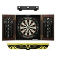 thumbnail image 1 of Viper Stadium Dartboard Cabinet w/ Shot King Sisal Dartboard and Shadow Buster Light, Mahogany, 1 of 5