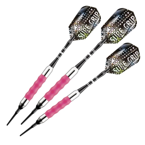 Viper Sure Grip Soft Tip Dart Set, 18 Grams, Pink
