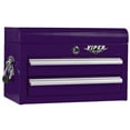 thumbnail image 1 of Viper Tool Storage V218MCPU 18-Inch 2-Drawer 18 Gauge Steel Mini Storage Chest W/ Lid Compartment, Purple, 1 of 7