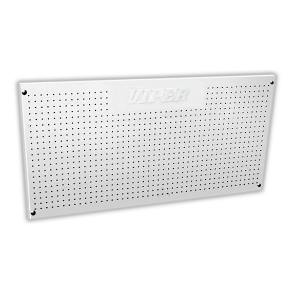Viper Tool Storage V2448PBWH 18G Steel Pegboard, 24 X 48, White, White