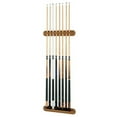 thumbnail image 1 of Viper Traditional Oak 8 Cue Wall Cue Rack, 1 of 7