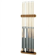 Viper Traditional Oak 8 Cue Wall Cue Rack