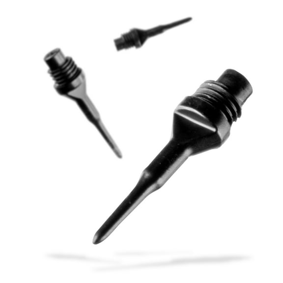 Viper Tufflex II 1/4" Black 500Ct Soft Dart Tips