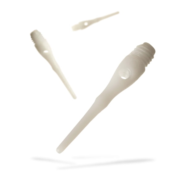 Viper Tufflex Tips III 2BA Dart Tips, 1000 Replacement Dart Tips, White