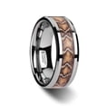 thumbnail image 1 of Viper Tungsten Wedding Ring With Boa Snake Skin Design Inlay, 1 of 2