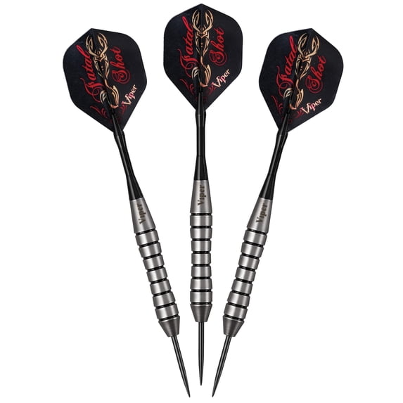 Viper Underground Fatal Shot Steel Tip Dart Set, 24 Grams