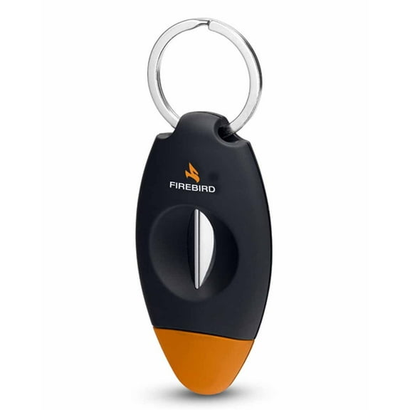 Viper V-Cut 60 Ring Gauge Single Action Cigar Cutter Warranty Black Orange