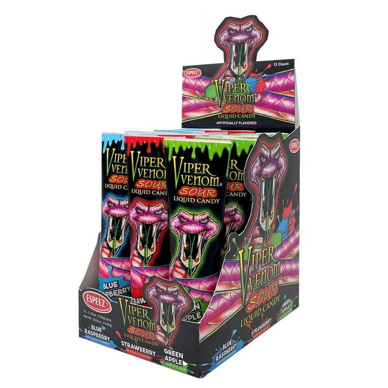 Viper Venom Sour Liquid Candy 12 Count - Walmart.com