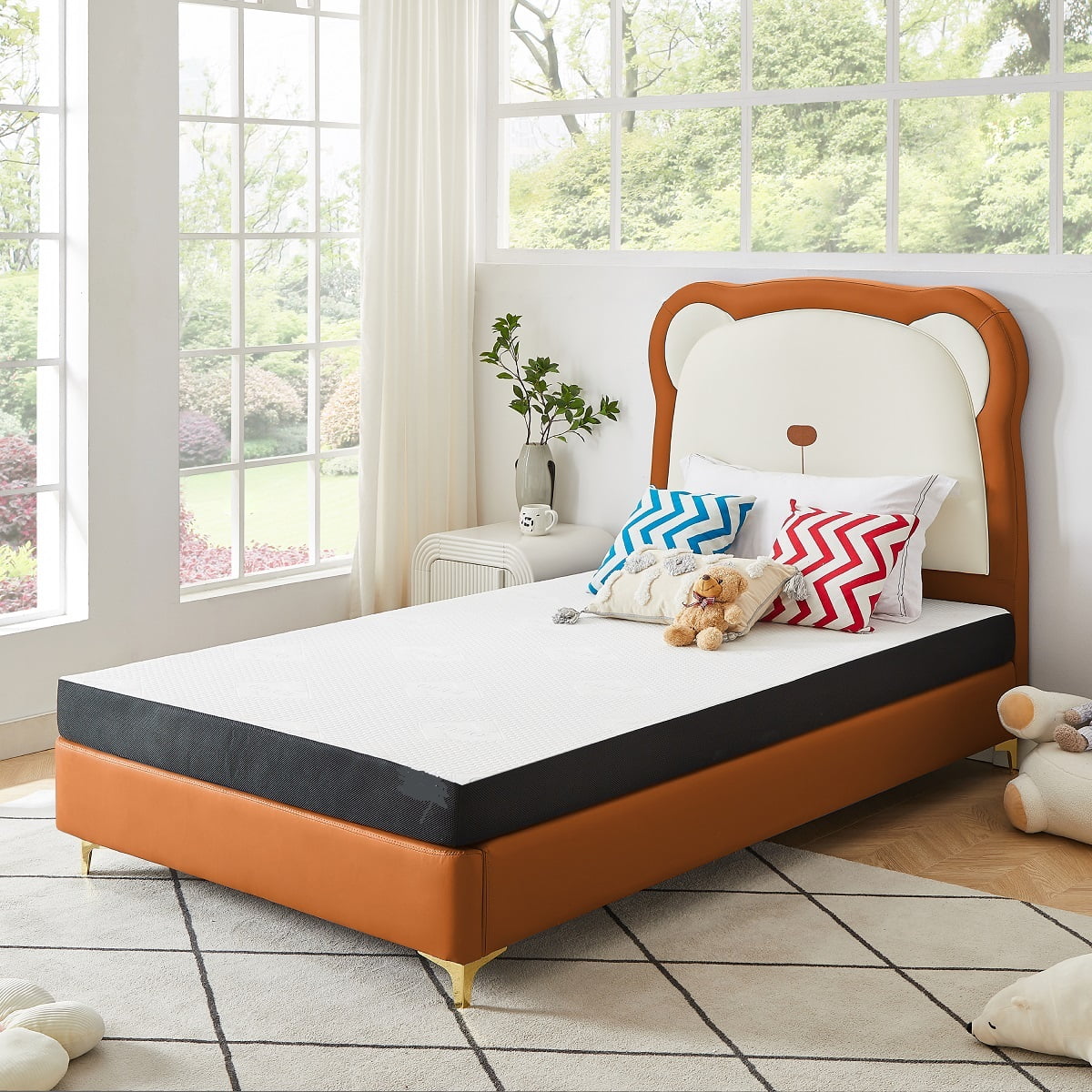 Vipkoe 5" Waterproof Gel Memory Foam Kids Mattress, Full