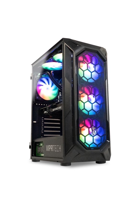 Ghost 3.0 Liquid-Cooled PC, AMD Ryzen 7 (4.4GHz), RTX 4060 8GB, 16G DDR4, 1TB SSD, Onyx Black