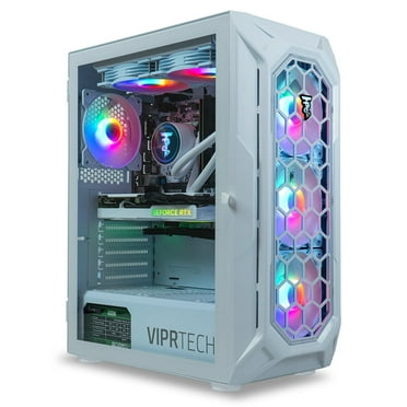 ViprTech Ghost 4.0 Liquid-Cooled PC - AMD Ryzen 7 3700X 4.4GHz, RTX 4060 Ti 8GB, 32GB DDR4, 1TB SSD
