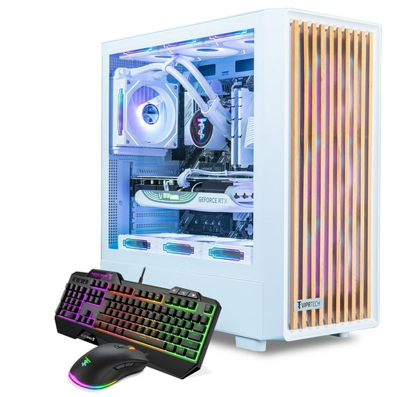 ViprTech Overlord 3.0 Wood PC - AMD Ryzen 9 7900X 5.6Ghz, RTX 5070 Ti 16G, 32G, 2TB, Liquid-Cooled W