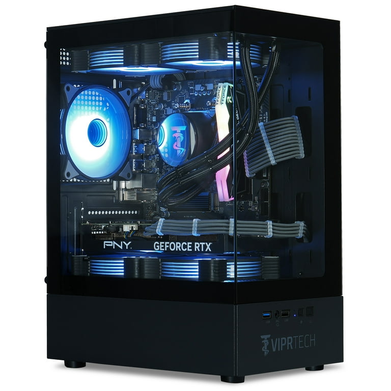 ViprTech Reaper 3.0 Liquid-Cooled PC. AMD Ryzen 7 7700 5.3GHz, RTX 