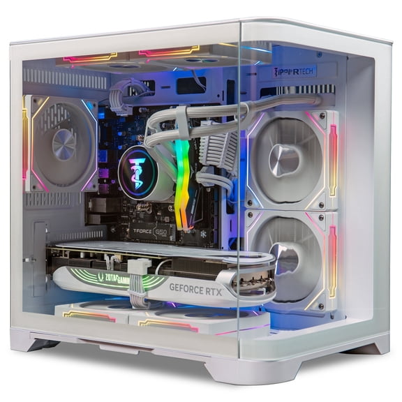 ViprTech Reaper 4.0 Liquid-Cooled PC - Ryzen 7 8700F 5GHz, RTX 5070 12GB, 32GB DDR5, 2TB SSD, Arctic White