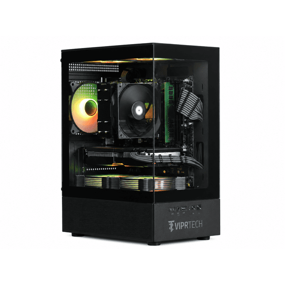 ViprTech Stryker 3.0 Gaming PC - AMD Ryzen 7 (4.4GHz), RTX 3060 12G, 16G DDR4, 1T SSD, Onyx Black