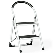 Vipsafe 2 Step Ladder, Folding Step Stool for Adults with Non-Slip Feet,330lb Portable Step Stool