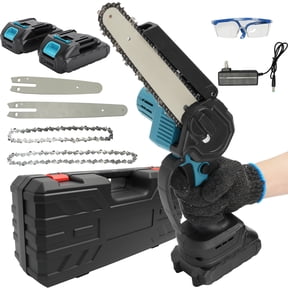 GPED Mini Chainsaw, 6 inch Cordless Electric Chainsaw for Tree Branches ...