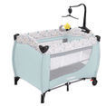 thumbnail image 1 of Minikid Baby Playard with Bassinet,Unisex Playpen Include Music Box and Hanging Toys,Portable Crib for Newborn to Toddlers,Green, 1 of 7