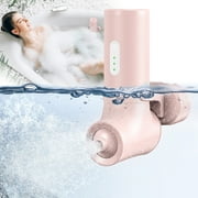 Vipuse Bath Jets for Tub, Portable Jet Spa for Bathtub,  3-Level Adjustable Bubble/Jet Mode,Gifts for Girls/Women/Mother/Daughter/Friend (Light Pink)
