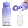 thumbnail image 1 of Vipuse Upgraded Bottle Warmer for Baby , Dual Heating Modes for Breast Milk and Water, 12 oz Portable Milk Warmer, Purple, 1 of 13