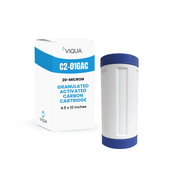 Viqua C2-01GAC Carbon Filter, 4.5 x 10 Inch GAC Cartridge, Taste & Odor Reduction