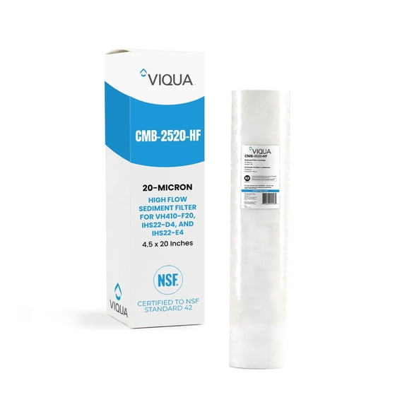 Viqua CMB-2520-HF 20 Micron 4.5 x 20 Sediment Filter Cartridge High Flow