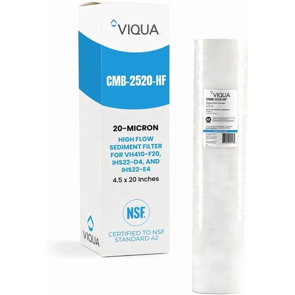 Viqua CMB-2520-HF 20 Micron 4.5 x 20 Sediment Filter Cartridge High Flow