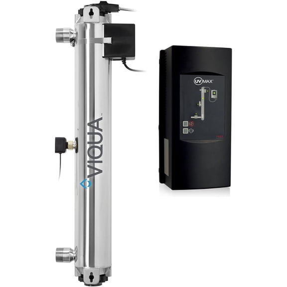 Viqua 650652 H PLUS Commercial UV System with Sensor, 45 GPM High Flow Applications, Healthy Living Water Filtration, Maintains Flow