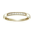 thumbnail image 1 of Vir Jewels 1/10 CTTW Diamond Wedding Band in 10K Yellow Gold 10 Stones Prong Set Size 7 Female Adult, 1 of 7