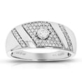 thumbnail image 1 of Vir Jewels 1/3 CTTW Lab Grown Diamond Wedding Band in Sterling Silver Female Adult, 1 of 5