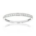 thumbnail image 1 of Vir Jewels 1/4 CTTW Classic Diamond Wedding Band in 14K White Gold Prong Set Size 8 Female Adult, 1 of 7