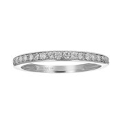 Vir Jewels 1/4 CTTW Classic Diamond Wedding Band in 14K White Gold Prong Set Size 9.5 Female Adult