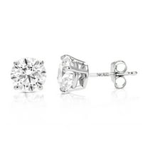 Vir Jewels 1 CTTW Lab Grown Diamond Stud Earrings in 14K Gold With Push Backs For Women