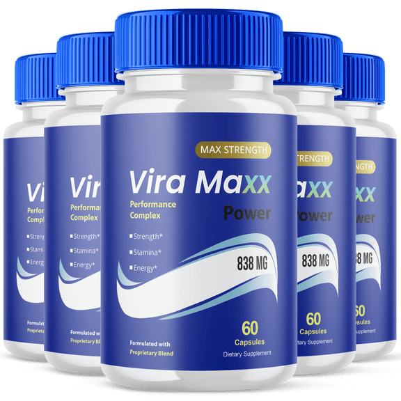 Vira Maxx Advanced Formula Pills All Natural ViraMaxx Vitamin Supplement 300 Capsules