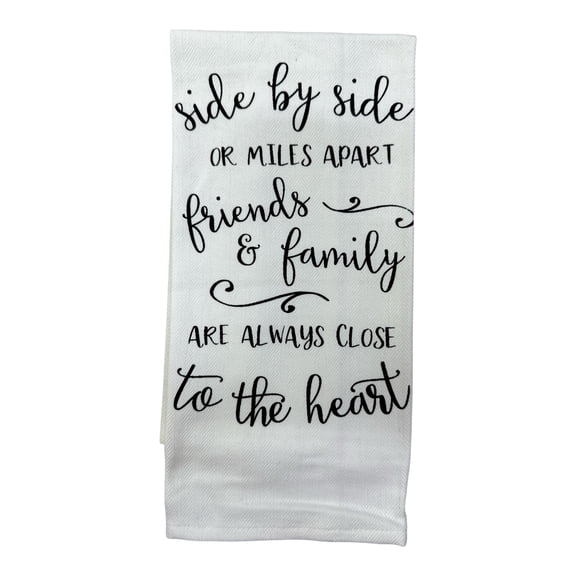 Virah Bella Kitchen Towel 25" x 15" Decorative Kitchen Towel - Friends Close to The Heart