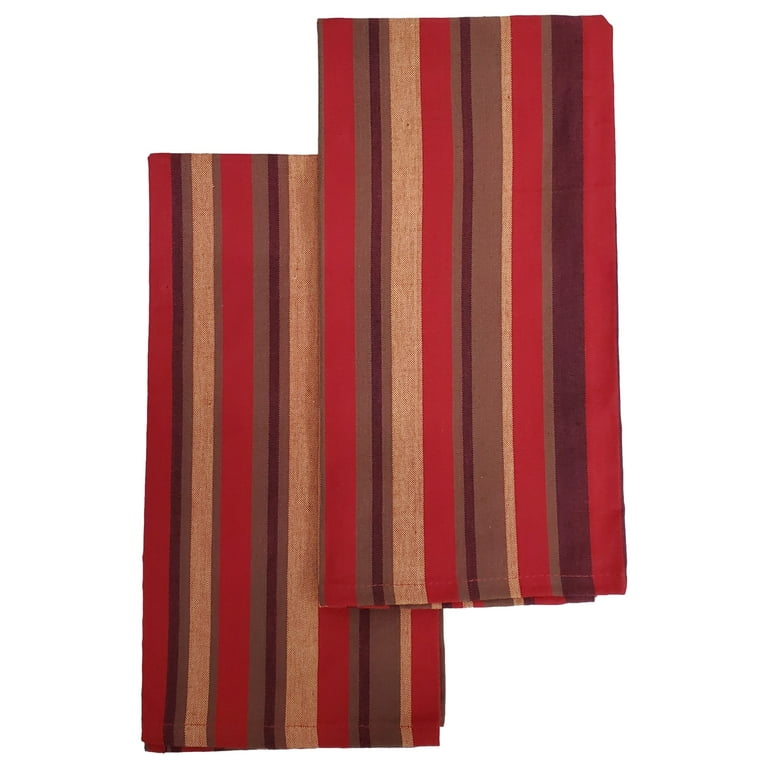 Red Striped Kitchen Towel Set – Smallwoods